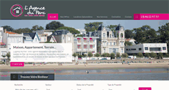 Desktop Screenshot of lagence-du-parc.com